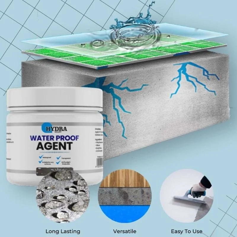 Hydra Waterproof Agent (250g With Brush) – Instant Transparent Water-Tight Leakage Sealer for Roof, Wall & Floor